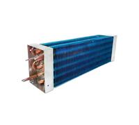 Radiatore scambiatore di calore ad aria con alette in alluminio e tubo rame for frigorifero congelatore, evaporatore condensatore raffreddato da 400 * 130 * 90mm(400-150-75mm)