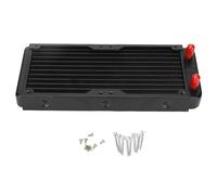 Radiatore scambiatore di calore in alluminio per raffreddamento a liquido della CPU del PC, processo di forgiatura integrato, vernice di ossidazione