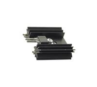 Radiatore SK104-38STS: goffrato SOT32,TO220,TO3P nero L: 38,1 mm 11K/W FISCHER E