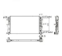 DIEDERICHS DCM3908 Radiatore motore
