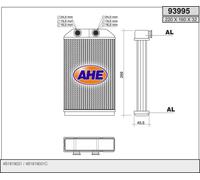 Radiatore stufa AUDI A6 4B2,C5 2.8 140kw 99-05