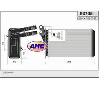 Radiatore stufa VW BORA 1J2 1.8 T 110kw 00-05