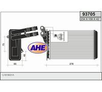 Radiatore stufa VW BORA 1J2 1.9 TDI 85kw 98-02