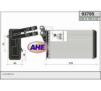 Radiatore stufa VW BORA Variant 1J6 1.9 TDI 4motion 110kw 01-05