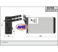Radiatore stufa VW BORA Variant 1J6 1.9 TDI 74kw 00-05
