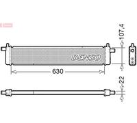 RADIATORE SUPPLEMENTARE TOYOTA RAV 4 2.5 HYBRID 15- ORIGINALE DENSO NUOVO