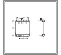 Radiatore Suzuki Ignis-(Anno 2004-2008)