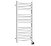 RADIATORE TERMOARREDO SCALDASALVIETTE ELETTRICO BIANCO CON TUBOLARI Ø22MM MO...