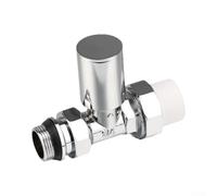 Radiatore termostatico d'ottone termostatico d'ottone della valvola 15mm | Robusta struttura in ottone, elegante cromatura, resistente, complemento d'arredo moderno, di lunga durata