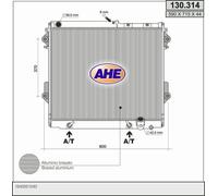 Radiatore TOYOTA LAND CRUISER 200 _J2_ 4.5 D-4D (VDJ200) 195kw 08-