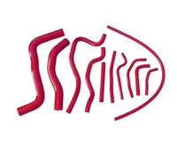 radiatore Tubo Compatibile Con Mitsubishi Per Galant 2.5 EC5A EC5W 6A13TT VR4 VR-4 1996-2003 Tubo Flessibile Di Troppo Pieno Liquido Di Raffreddamento Radiatore(Red)