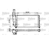VALEO 731562 Radiatore motore