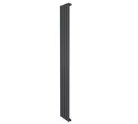 Radiatore Verticale Design Piatto Colonna Singola Antracite 1800x280 mm