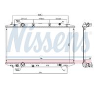 Radiatore Wasserkühler Motore Adatto Per Honda Civic IX FB FG 2.2i-DTEC