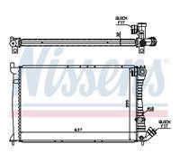 Radiatore Wasserkühler Per Citroën XM Peugeot 605 406 Y4 2.0 Turbo 2.1 TD 12V 6B