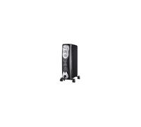 Radiatore ZEPHIR ZRA1519 a Olio 9 Elementi 2000W, 3 livelli di calore, Nero, Argento
