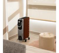 Radiatore Olio Cecotec ReadyWarm 9000 Space 360 Nero 9 Moduli 2000W