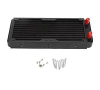 Radiatori in alluminio a 10, scambiatore di calore in alluminio per CPU, radiatore per raffreddamento ad acqua ad alta efficienza di dissipazione del calore con connettore a