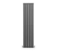 Radiatori Termosifoni in Acciaio Calorifero a Doppio Strato a Pannelli Piatti Riscaldamento Centralizzato Colonna Termosifone Orizzontale Radiatore a Parete - Grigio Antracite - 180 x 42 cm
