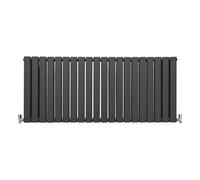 Radiatori Termosifoni in Acciaio Calorifero a Doppio Strato a Pannelli Piatti Riscaldamento Centralizzato Colonna Termosifone Orizzontale Radiatore a Parete - Grigio Antracite - 60 x 140 cm