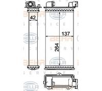 Radiatorino Riscaldamento BMW E30 320 / 325 Benzina dal 1988 al 1990 ORIGINALE