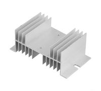 Radiazione efficiente dissipatore di calore di alluminio per relè a stato solido per SSR 10A 100A applicato nel regolamento della temperatura e per le unità della generazione di energia eolica