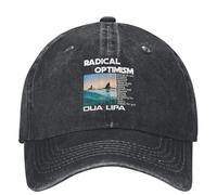 Radical Optimism Happy Baseball cap Dua Lipaed Escursionismo Pesca y2k Fun Trucker Cappello Uomo Donna Moda Parasole Snapback cap Regalo per Il Tempo Libero all'aperto