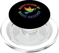 Radicalized by Basic Decency Peace Dove Equality Protest PopSockets PopGrip per MagSafe