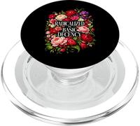 Radicalized by Basic Decency Shirt Women Floral PopSockets PopGrip per MagSafe