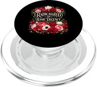 Radicalized by Basic Decency Shirt Women Floral PopSockets PopGrip per MagSafe