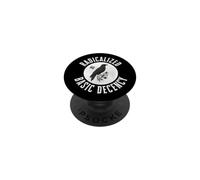 Radicalizzato da Basic Decency Crow Dark Humor Morale Compass PopSockets PopGrip Adesivo