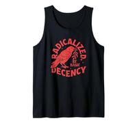 Radicalizzato da Basic Decency Raven Protest Art Canotta