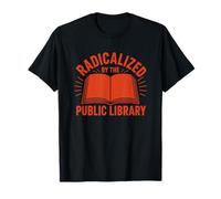 Radicalizzato dalla Biblioteca Pubblica Banned Books Maglietta