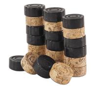 Radicaln Action figure complete in marmo nero e corallo, per giochi da tavolo, adatte per scacchiere da 40,6 cm, completamente in marmo fatto a mano