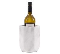 Radicaln Secchio refrigeratore per vino in marmo per bottiglie di vino e | 16,5 cm bianco, refrigeratori per bottiglie di vino, sala da pranzo e feste all'aperto, accessori per carrelli da bar