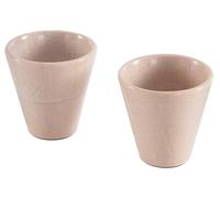 Radicaln Set di 2 bicchieri da shot in marmo Verona, fatti a mano, da 5,1 cm, per tequila, whisky e cocktail, eleganti bicchieri e bicchieri per accessori da bar