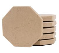 Radicaln Set di 6 sottobicchieri in marmo fatti a mano da 8,9 cm con stella Verona, per bevande, sottobicchieri in pietra ideali per cucina, sala da pranzo e soggiorno