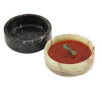 Radicaln Set di tazze per salsa in marmo verde e nero fatti a mano - salsa barbecue, contenitori per alimenti per salsa di pomodoro per set da cucina