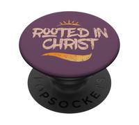 Radicato in Cristo - Celebra l'amore di Gesù Cristo PopSockets PopGrip Adesivo