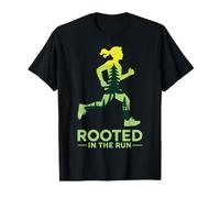 Radicato nel Design Run Runner Forest Maglietta