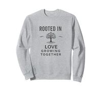 Radicato nell'amore, Crescere Insieme. Vintage, Famiglia, Design Felpa