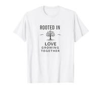 Radicato nell'amore, Crescere Insieme. Vintage, Famiglia, Design Maglietta