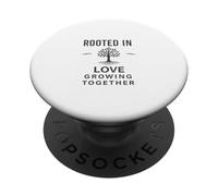 Radicato nell'amore, Crescere Insieme. Vintage, Famiglia, Design PopSockets PopGrip Adesivo