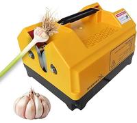 Radice di aglio a doppia testa e rimozione dello stelo, taglierina elettrica efficiente per la lavorazione dell'aglio fresco, attrezzatura agricola