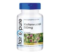 Radice di bardana 500 mg - 90 capsule con zinco per pelle, capelli e unghie -...