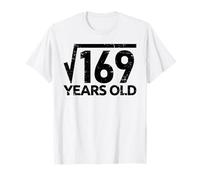 Radice Quadrata di 169, 13 Anni Adolescente Matematica 13 ° Compleanno Maglietta