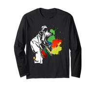 Radici Africane Afrobeat Orgoglio Design Maglia a Manica