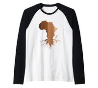 Radici africane di melanina Maglia con Maniche Raglan