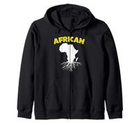 Radici africane Felpa con Cappuccio