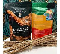 Radici di vetiver Khamaré I 50 grandi steli spessi I 30-40 cm - Un alleato naturale dalle molteplici virtù per la tua privacy e benessere (confezione da 50 steli)
